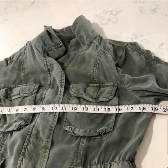 Jet Collection cargo jacket green long sleeve S:S Utility Jacket - Picture 14 of 16